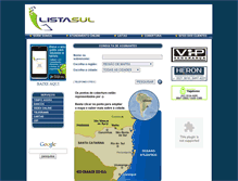 Tablet Screenshot of listasul.com